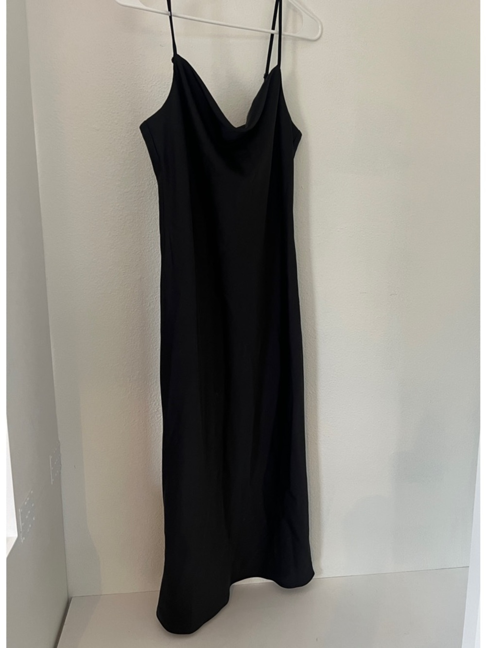 Banana Republic Silk Satin Look Midi Slip Dress